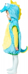 Seepferdchen Weste mit Kapuze Gr. 104 Kinderkostüm Faschingskostüm