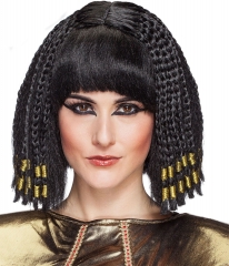 Cleopatra Nofretete Perücke Karneval Fasching Kostüm