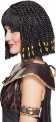 Cleopatra Nofretete Perücke Karneval Fasching Kostüm