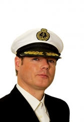 Kapitänsmütze Kapitän Schifffahrt Segler Marine Offizier