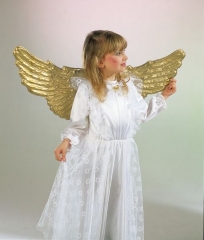 Engel Damen Kostüm weiß-silber als Christkind zu Weihnachten 