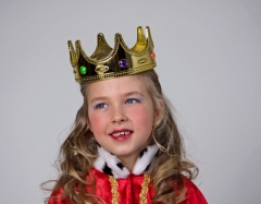Königskrone für Kinder Kopfbedeckung Kinderkrone Zubehör Prinz und Kön