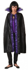 Umhang Cape mit Stehkragen Dracula Vampirin Halloween 2 Farben