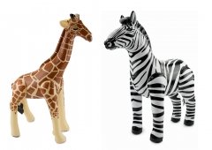 Aufblasbares Wassertier Zebra oder Giraffe Dekoration Strandspielzeug