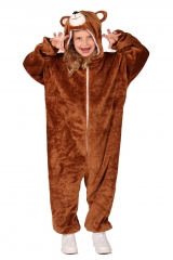 Bär Bärenkostüm Kinderbärenkostüm Braunbär Teddy Plüschkostüm