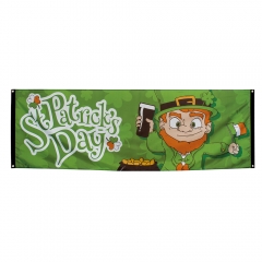 Banner St Patricks Day Dekoration Irischen Feiertag Fahne Motto-Party