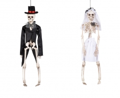 Brautpaar Skelett Hallowen Halloweendekoration Braut Bräutigam