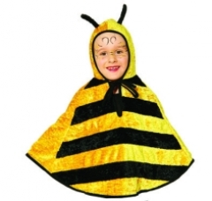 Cape Biene Bienchen Kinderkostüm 104 Bienenkostüm