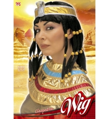 Cleopatra Nofretete 3 teilig Perücke, Kragen und Stirnband