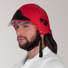 Feuerwehr Feuerwehrhelm rot Erwachsene Größenverstellbar