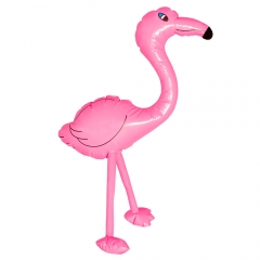 Flamingo Figur aufblasbar 60cm groß pink Dekoration Strandparty
