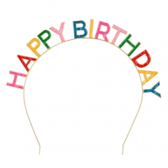 Geburtstag Happy Birthday Herzlichen Glüschwunsch Diadem Haarschmuck