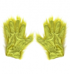 Grinch grüne Hände Fellhände Zottelhände