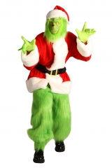 Grünes Weihnachtskostüm Grünes Monster böse Weihnachten