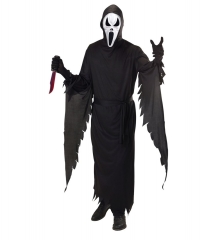 Halloween Halloweenkostüm Geist Gespenst Horrorkostüm mit Maske