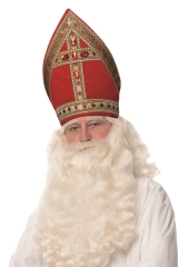 Hochwertige professionelle Mitra Bischofsmütze Sankt Nikolaus Weihnachtsmann