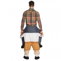 Huckepackkostüm Carry me lustiger Anton Tiroler Bierfest Apresski