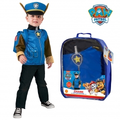 Paw Patrol Chase Rucksack+Hemd+ Mütze