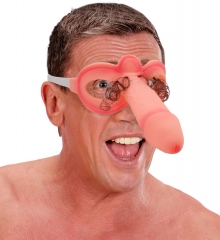 Penis Willy Augenmaske Scherzartikel Brille für Karneval und lustige Anlässe