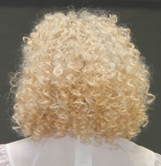 Perücke Dauerwelle blonde Locken 80er Jahre Perücke blond