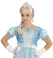 Prinzessin Schmuck Handschuhe Diadem Ring Kinderprinzessin Königin