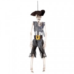 Skelett Pirat Halloweendekoration Halloweenfigur Klabautermann